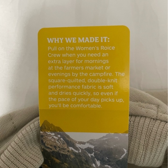 NWT Marmot Roice Quilted Knit PulloverCrew Sweatshirt. Size Large - Picture 8 of 10